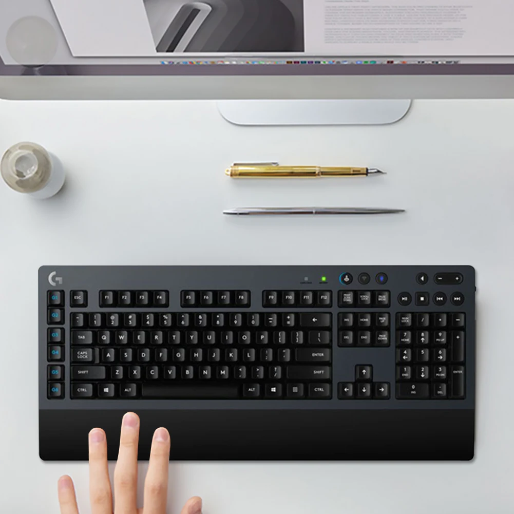 G Keys Gaming Keyboard Office Caring Computer 2.4GHz Bluetooth-compatible 6 Programmable Supplies for Logitech G613 LIGHTSPEED
G Keys Gaming Keyboard Office Caring Computer 2.4GHz Bluetooth-compatible 6 Programmable Supplies for Logitech G613 LIGHTSPEED