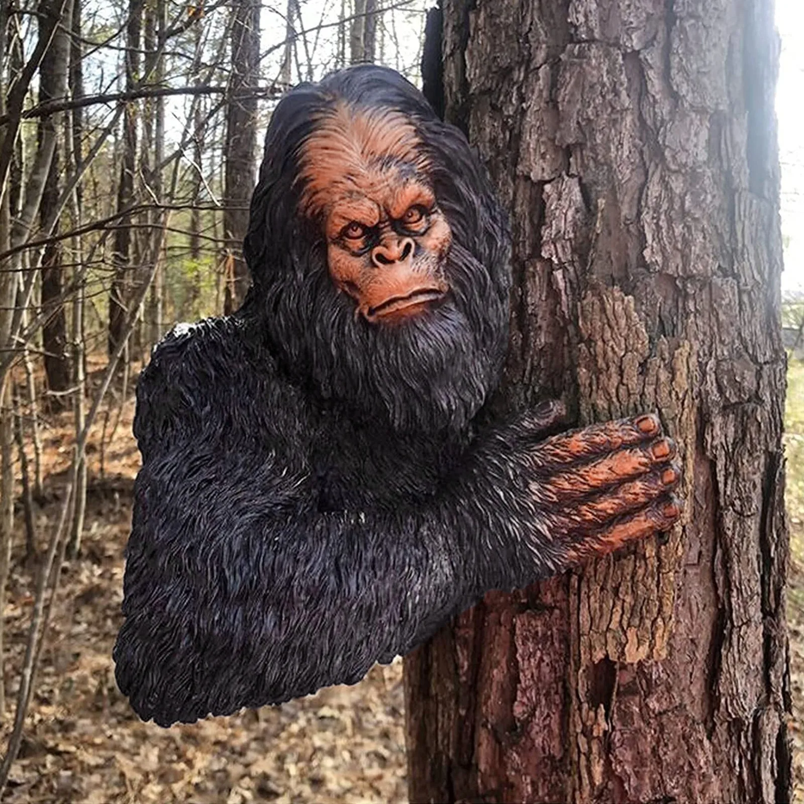 The Bashful Big Feet Tree Statue Whimsical Cartoon Orangutan Sculpture Tree Hugger Sasquatch Garden Yard Art Tree Decoration #M
The Bashful Big Feet Tree Statue Whimsical Cartoon Orangutan Sculpture Tree Hugger Sasquatch Garden Yard Art Tree Decoration #M