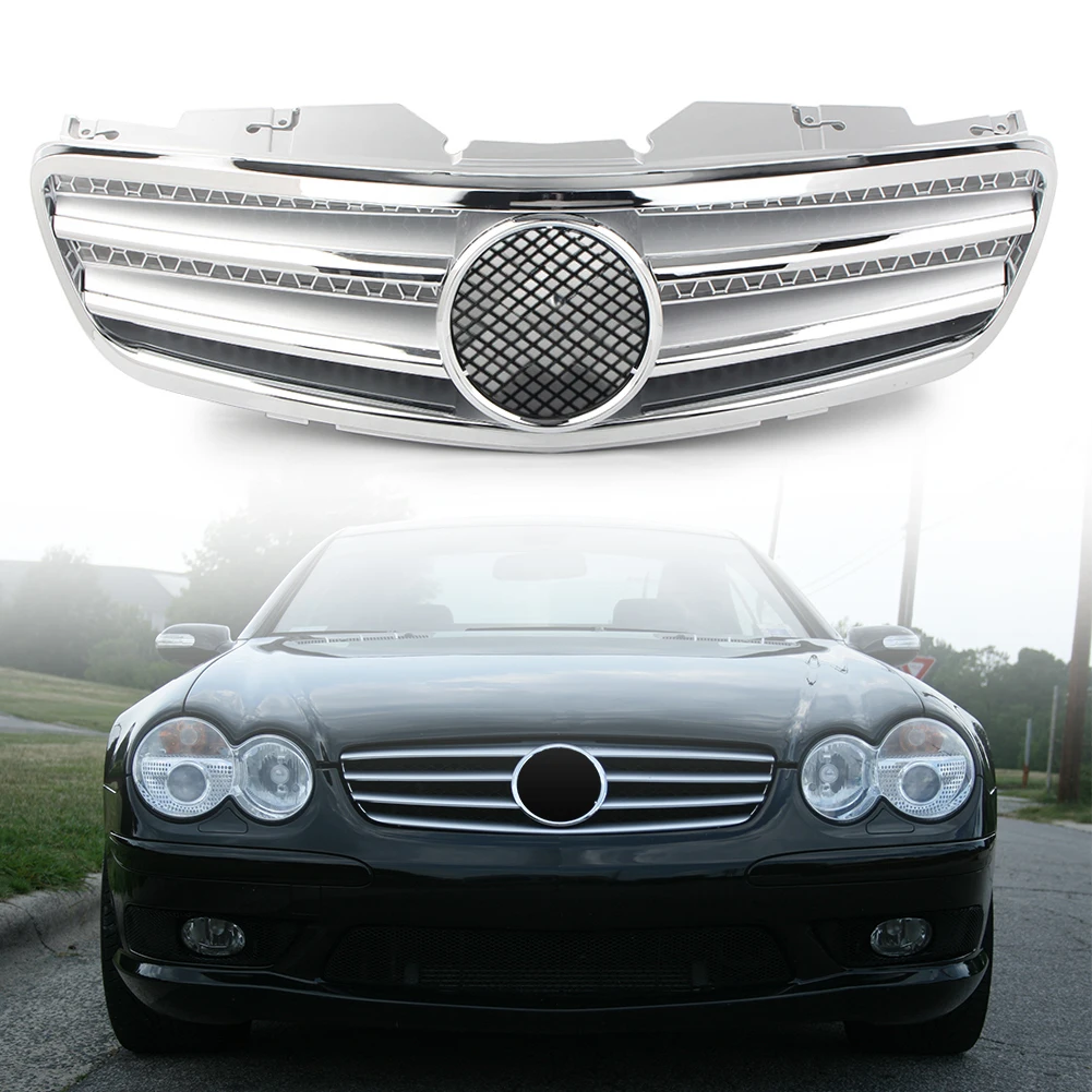 Передняя решетка автомобиля Sport AMG-Style для Mercedes Benz R230 SL Class SL500 SL600 SL550 W230 2003 2004 2005 2006