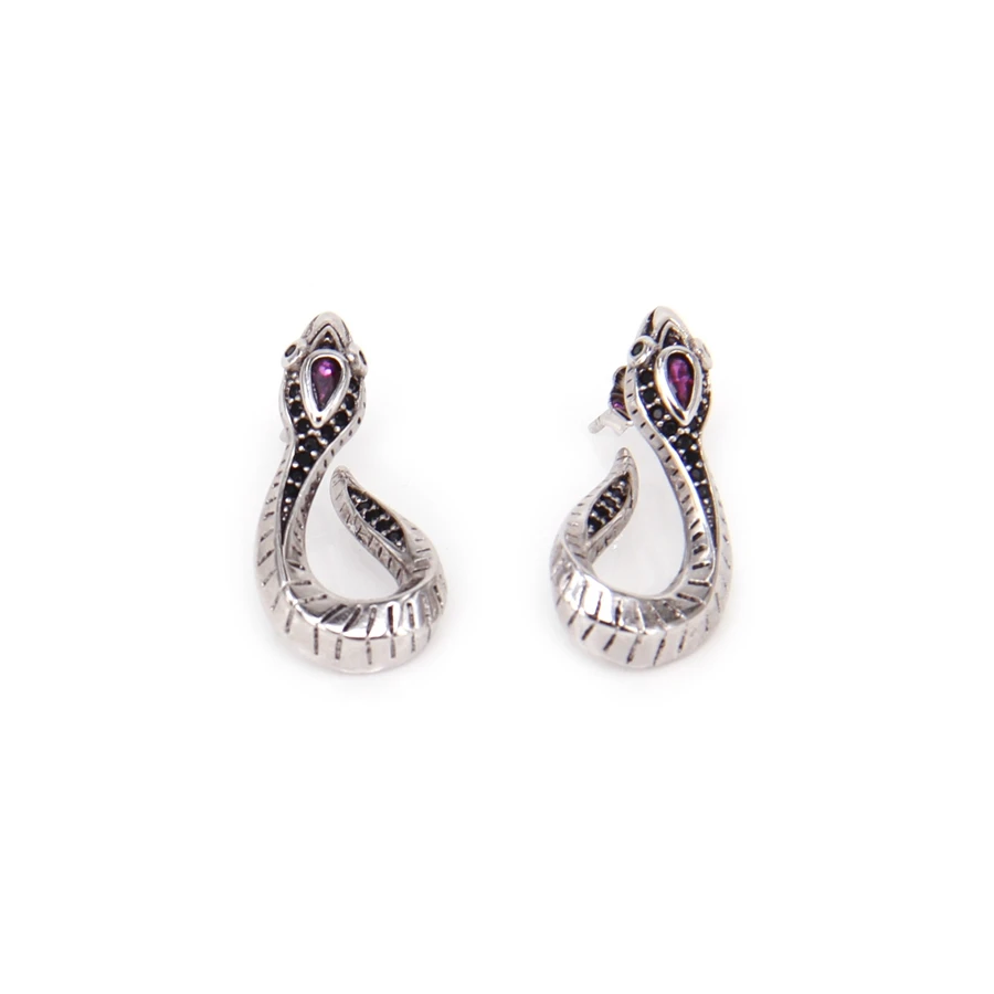 Hemiston Silver-color Platinum plating Snake Stud Earrings With Zircon ,Ts Style Fashion Good Jewerly For Women,Men,Super Deal 
Hemiston Silver-color Platinum plating Snake Stud Earrings With Zircon ,Ts Style Fashion Good Jewerly For Women,Men,Super Deal