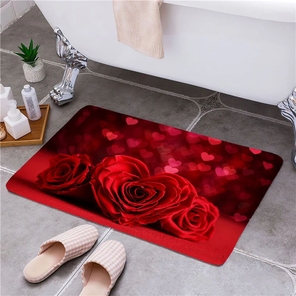 Домашний декор, коврики с принтом красных роз, прямоугольные Нескользящие дверные коврики, коврики для спальни, кухни, туалета, входной двер...
Домашний декор, коврики с принтом красных роз, прямоугольные Нескользящие дверные коврики, коврики для спальни, кухни, туалета, входной двер...