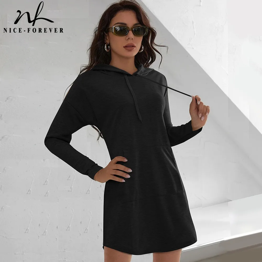 Nice-Forever Spring Women Classy Long Plain Hoodies Casual Loose Sweatshirts 1btyB557
Nice-Forever Spring Women Classy Long Plain Hoodies Casual Loose Sweatshirts 1btyB557