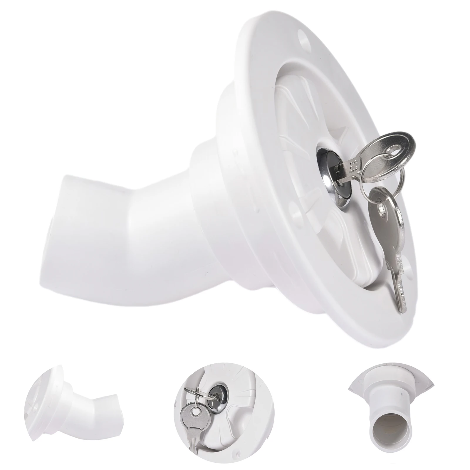 Water Locking Cap Plastic Locking Cover Cap With Keys Leakproof Water Inlet Filler Cap Efficient Sealed Caravan For Car Truck
Water Locking Cap Plastic Locking Cover Cap With Keys Leakproof Water Inlet Filler Cap Efficient Sealed Caravan For Car Truck