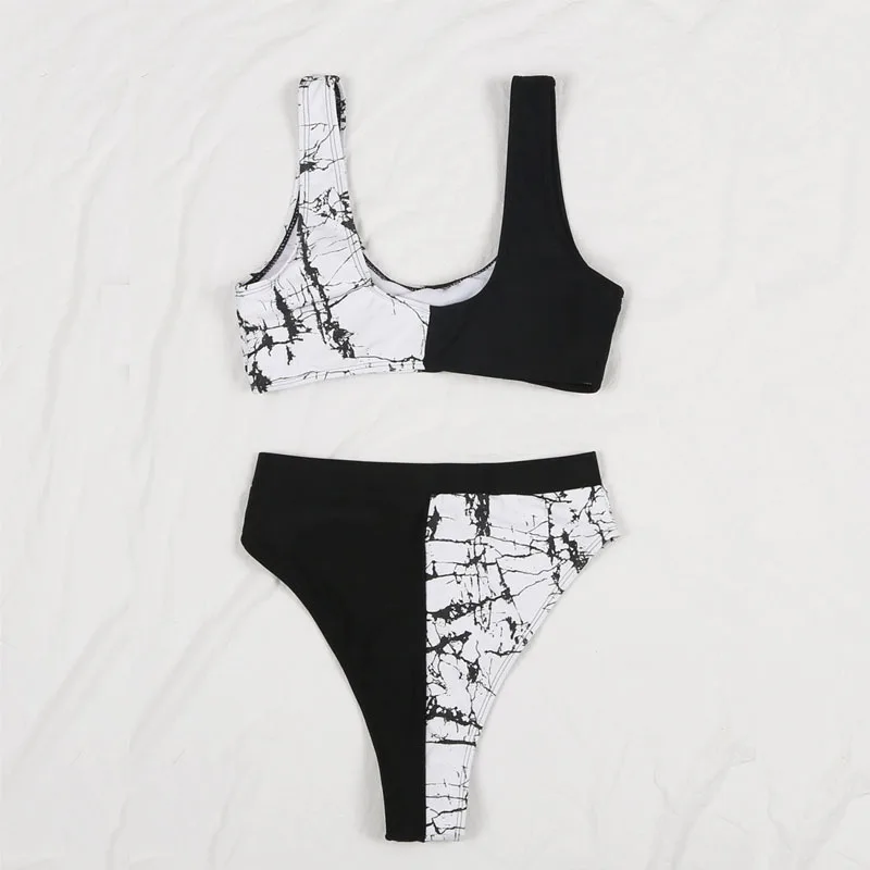 High Waist Bikinis Sexy Women's Swimsuit Swimwear Bikini Set Printed Patchwork Biquini Belted Beachwear 2021 Micro Bikini
High Waist Bikinis Sexy Women's Swimsuit Swimwear Bikini Set Printed Patchwork Biquini Belted Beachwear 2021 Micro Bikini