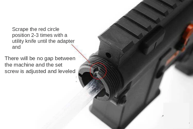 Tactical Water Bullet Gun Upgrade Material Transfer Ring Concave-convex Stabilization Ring J9 LTD416 QD77
Tactical Water Bullet Gun Upgrade Material Transfer Ring Concave-convex Stabilization Ring J9 LTD416 QD77