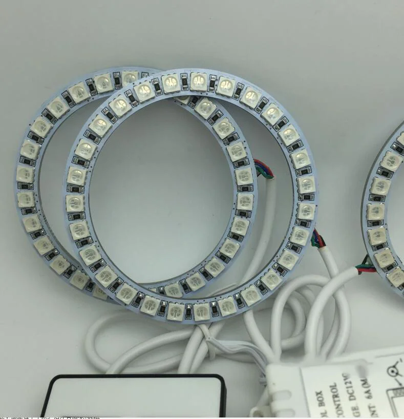 Led5050 colorful remote control RGB angel eye aperture devil eye audio speaker aperture
Led5050 colorful remote control RGB angel eye aperture devil eye audio speaker aperture