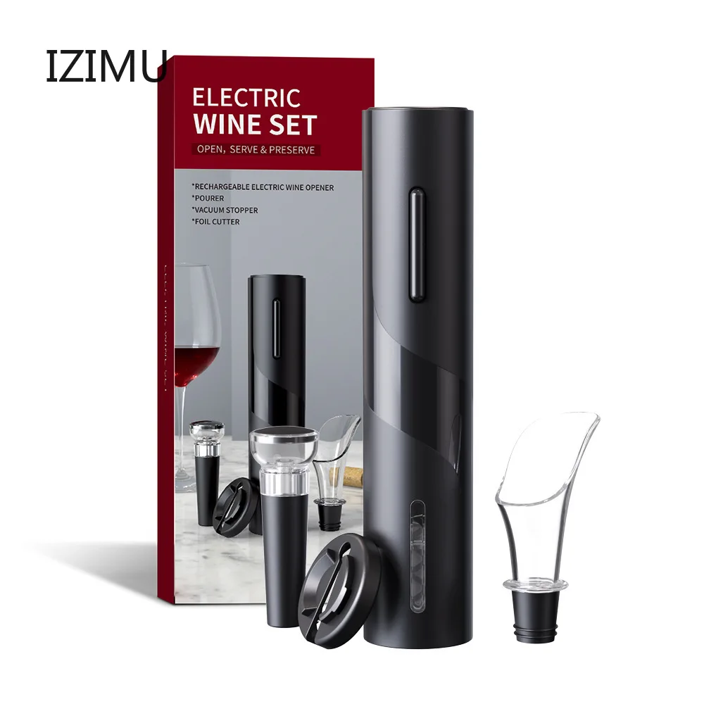 Smart Electric Bottle Opener Red Wine Kitchen Gadgets 2021 Black Iron Decanter Pour Vacuum Plug Tinfoil Knife Kitchen Tools
Smart Electric Bottle Opener Red Wine Kitchen Gadgets 2021 Black Iron Decanter Pour Vacuum Plug Tinfoil Knife Kitchen Tools