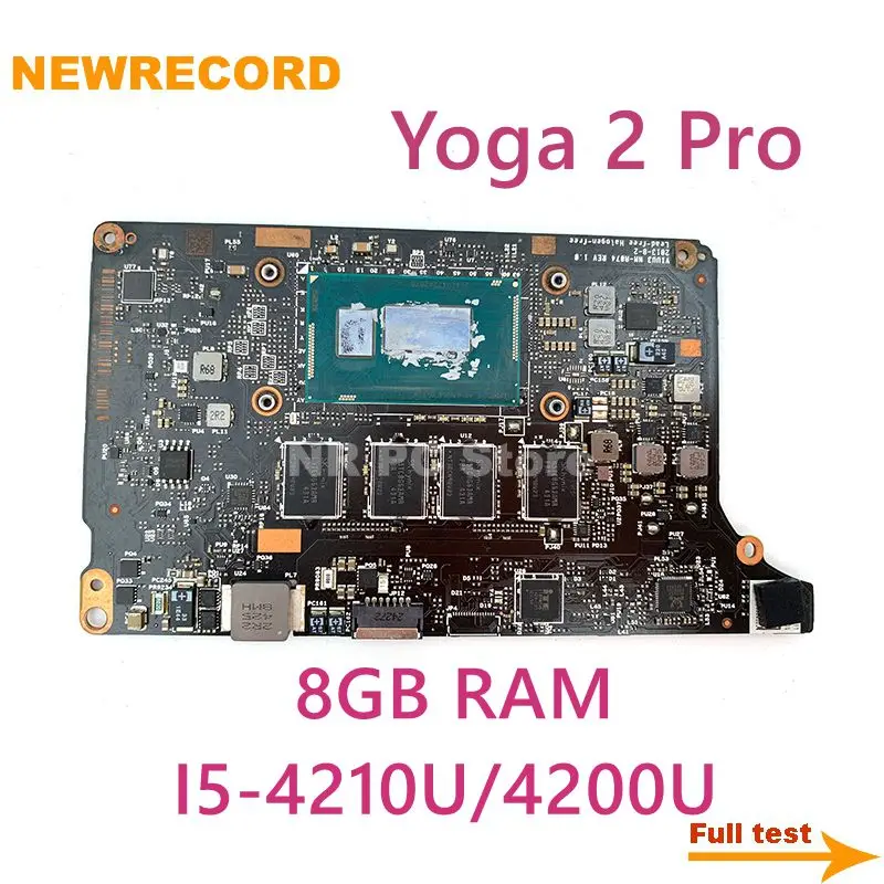Оригинальная основная плата NEWRECORD NM A074 для Lenovo YOGA 2 Pro с 8GB RAM I5 4210U/4200U на бортовой
