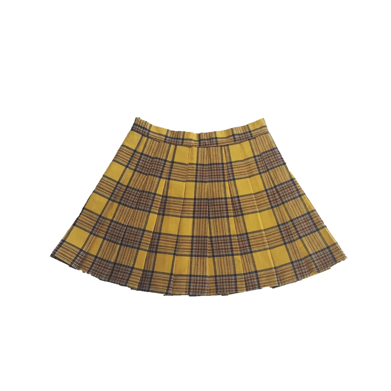 XS - 5XL New England Style Casual Women Skirt Black Yellow Plaid Pleated Skirts Shorts Hot Sale High Waist Plaided Mini Skirt
XS - 5XL New England Style Casual Women Skirt Black Yellow Plaid Pleated Skirts Shorts Hot Sale High Waist Plaided Mini Skirt