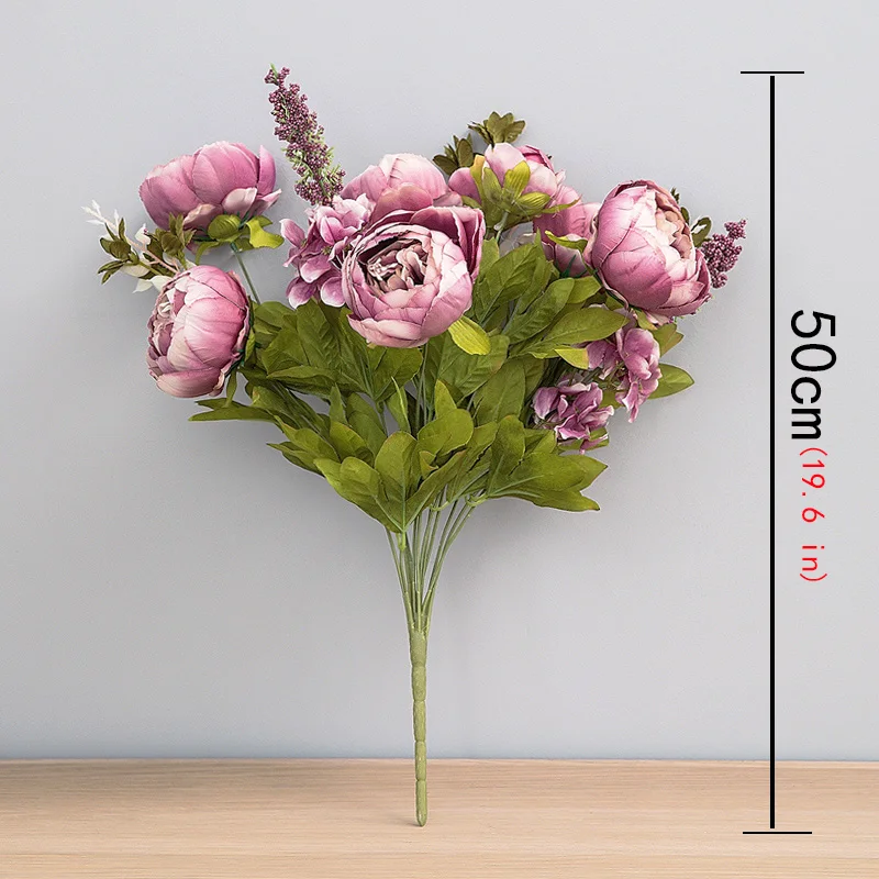 1Bunch European Artificial Peony Decorative Party Silk Fake Flowers Peonies for Home Hotel Decor DIY Wedding Decoration Wreath
1Bunch European Artificial Peony Decorative Party Silk Fake Flowers Peonies for Home Hotel Decor DIY Wedding Decoration Wreath
