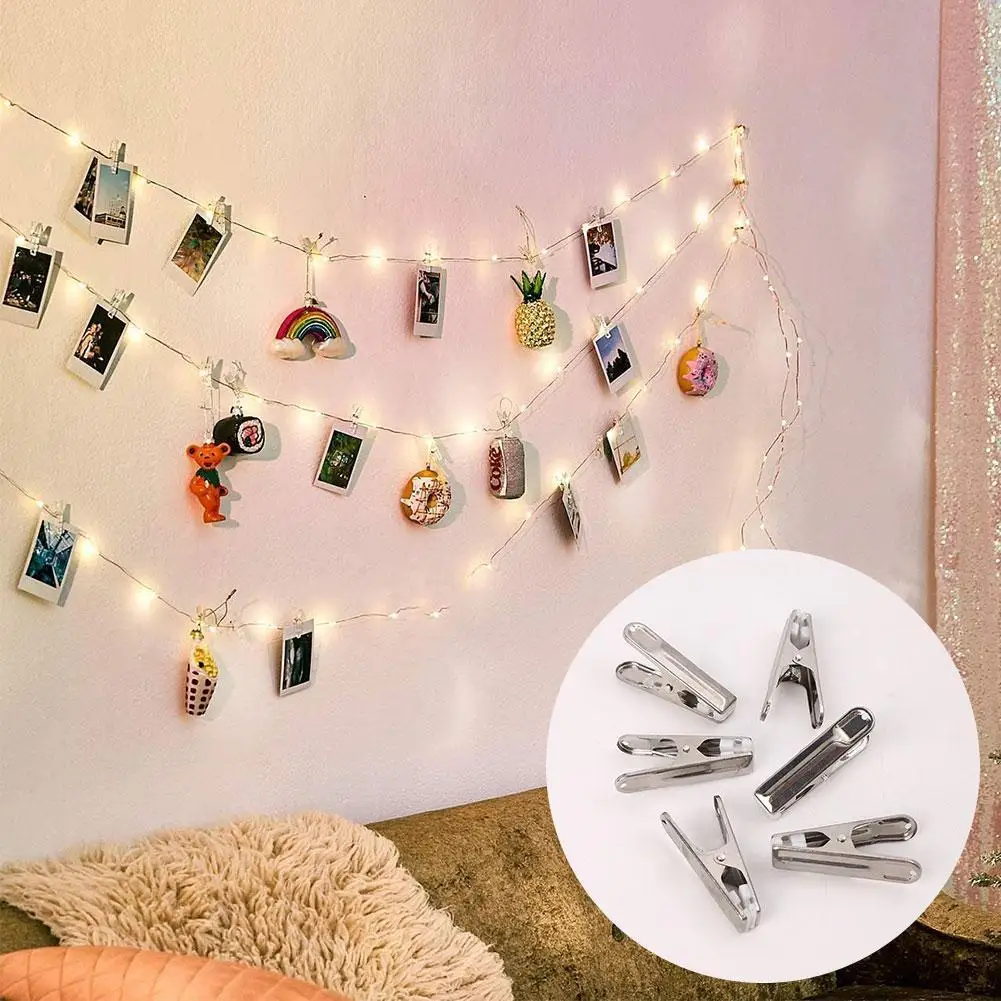 12 Pieces Clothes Clips Steel Clothespin Hanging Pins Clamps Pegs Underwear Home Laundry F7W2
12 Pieces Clothes Clips Steel Clothespin Hanging Pins Clamps Pegs Underwear Home Laundry F7W2