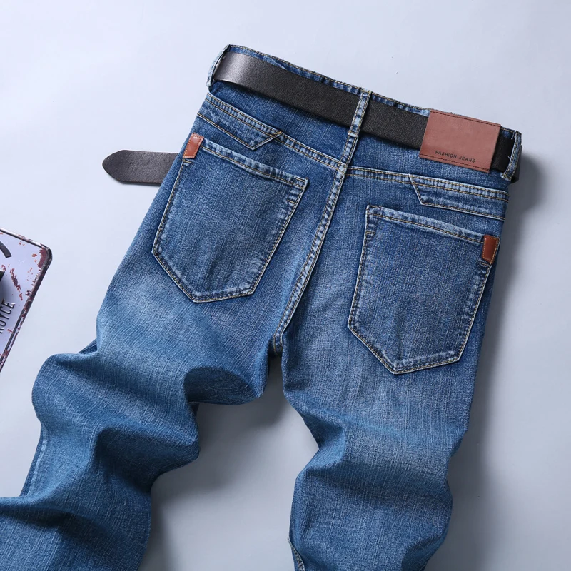 Spring Autumn Jeans Men's SmartBusiness Fashion Straight Regular Blue Stretch Denim Trousers Classic Men Plus Size bell bottom
Spring Autumn Jeans Men's SmartBusiness Fashion Straight Regular Blue Stretch Denim Trousers Classic Men Plus Size bell bottom