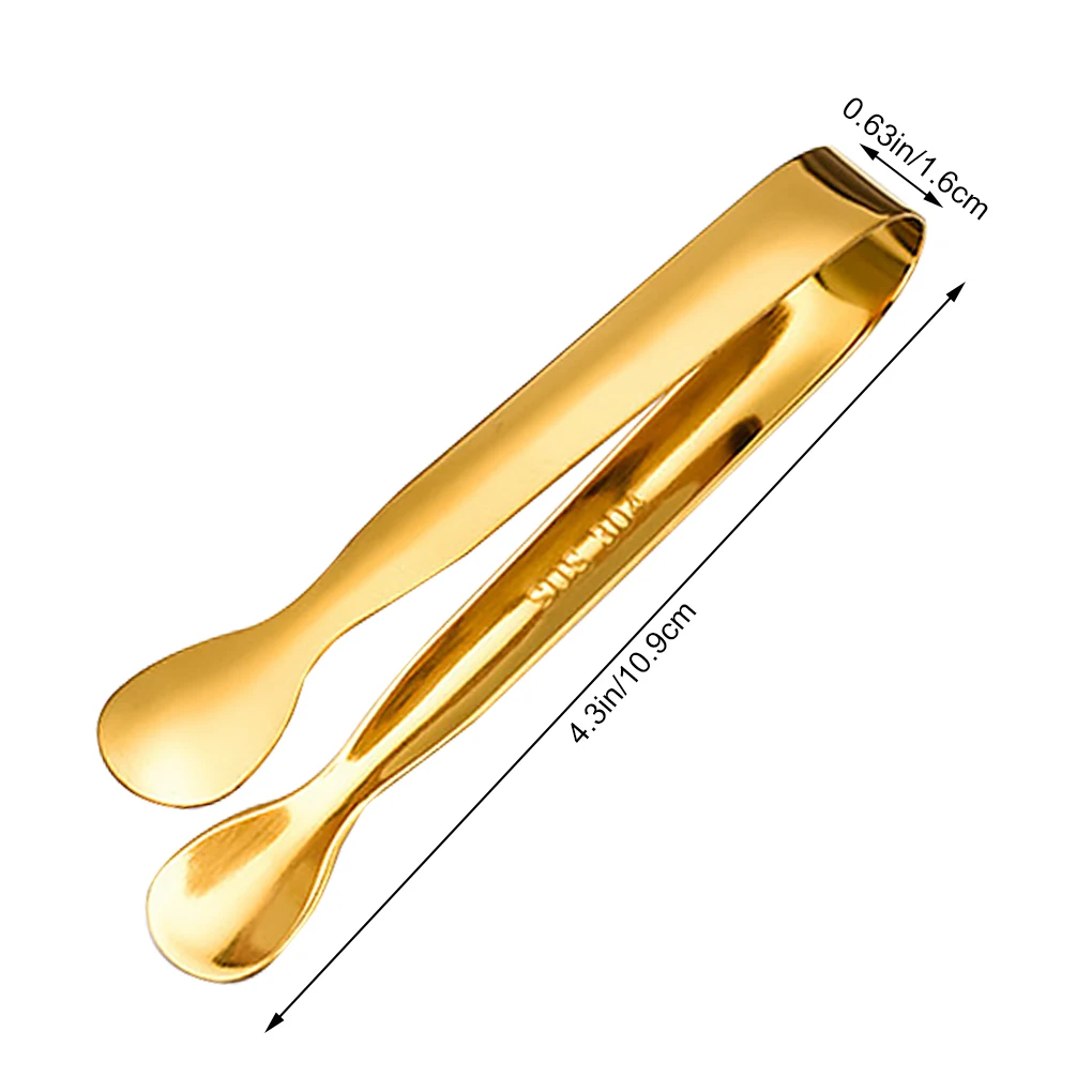 Multipurpose Stainless Steel Ice Tong Handheld Small Cubic Sugar Pastry Tong Mini Coffee Bar Serving Clip Kitchen Bar Tools
Multipurpose Stainless Steel Ice Tong Handheld Small Cubic Sugar Pastry Tong Mini Coffee Bar Serving Clip Kitchen Bar Tools