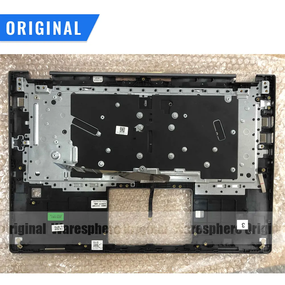 New Original For Lenovo Yoga 530-14 530-14IKB Top Cover Upper Case Palmrest with US backlit Keyboard Fingerprint hole 5CB0R08815
New Original For Lenovo Yoga 530-14 530-14IKB Top Cover Upper Case Palmrest with US backlit Keyboard Fingerprint hole 5CB0R08815