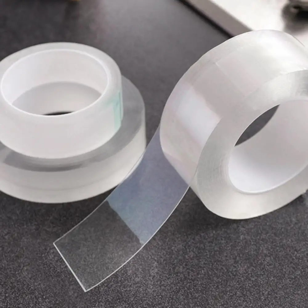 New Double Sided Transparent Nano Adhesive Tape No Trace Removable Washable Reusable Home Decor Tools
New Double Sided Transparent Nano Adhesive Tape No Trace Removable Washable Reusable Home Decor Tools