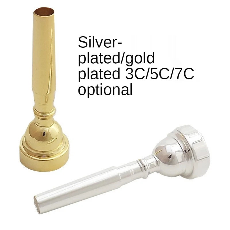Trumpet mouthpiece 3C 5C 7C gold silver trumpet mouthpiece wind instrument accessories standard trumpet mouthpiece
Trumpet mouthpiece 3C 5C 7C gold silver trumpet mouthpiece wind instrument accessories standard trumpet mouthpiece