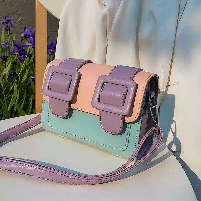 Contrast color Leather Crossbody Bags For Women 2021 Travel Handbag Fashion Simple Shoulder Messenger Bag Ladies Cross Body Bag
Contrast color Leather Crossbody Bags For Women 2021 Travel Handbag Fashion Simple Shoulder Messenger Bag Ladies Cross Body Bag