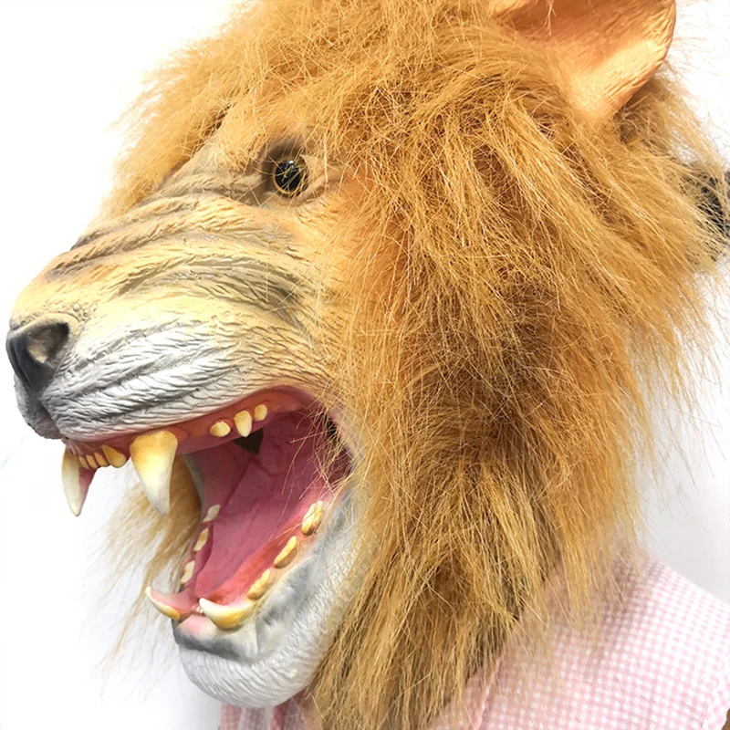Novelty Halloween Lions Headgear Christmas Easter Costume Party Latex Animal Shaped Headgear d88
Novelty Halloween Lions Headgear Christmas Easter Costume Party Latex Animal Shaped Headgear d88