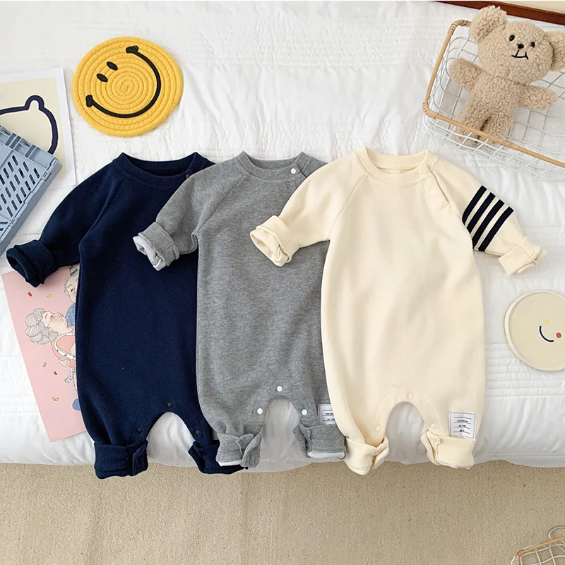 Newborn Clothing Baby Boys Girls Romper Cotton Casual Long Sleeve Kids 0-18 Month Spring and Autumn Infant Stripe Jumpsuit
Newborn Clothing Baby Boys Girls Romper Cotton Casual Long Sleeve Kids 0-18 Month Spring and Autumn Infant Stripe Jumpsuit
