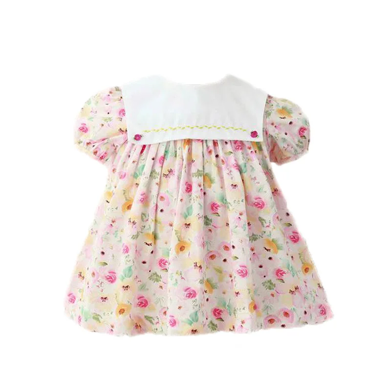 Little Girls Pink Floral Cotton Dress Baby Spanish Emboridery Frock Children Spain Style Clothes Toddler Summer Clothing
Little Girls Pink Floral Cotton Dress Baby Spanish Emboridery Frock Children Spain Style Clothes Toddler Summer Clothing