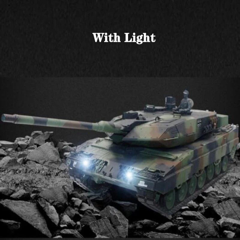 3889 Tanks Toys 1:16 2 4G немецкий Леопард 2A6 танк на ИК управлении реальная имитация звука