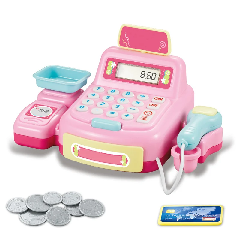 Pretend Play Kids Simulation Cash Register Shopping Cashier Pretend Role Play Toys Game Set Electric Sound Light Cash Register
Pretend Play Kids Simulation Cash Register Shopping Cashier Pretend Role Play Toys Game Set Electric Sound Light Cash Register