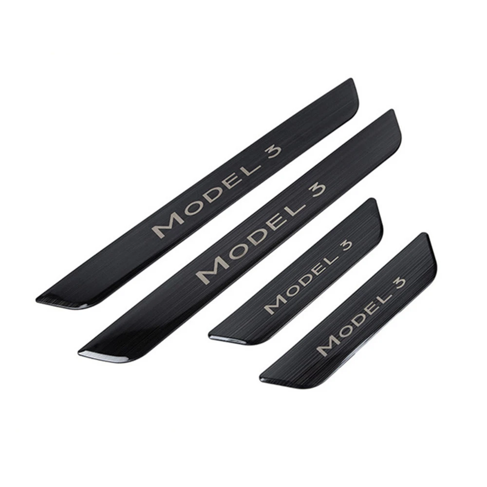 For Tesla Model 3 2017-2021 Car Threshold Stainless Steel Welcome Pedal Strips Protector Step Cover Door Sill Sticker Accessory
For Tesla Model 3 2017-2021 Car Threshold Stainless Steel Welcome Pedal Strips Protector Step Cover Door Sill Sticker Accessory