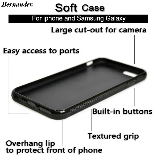 Bernandez cute teeth pattern TPU Silicone Rubber phone case cover for iPhone 5 5S SE 6 6S 7 8 plus X Xs 11 12 Mini Pro Max XR | Мобильные