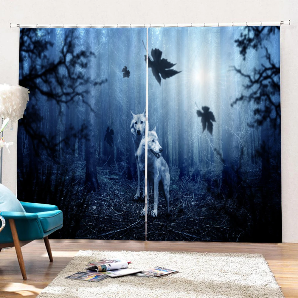 Wolf Art Design Painting Window Curtains Curtains for Living Room Decorative Items Living Room
Wolf Art Design Painting Window Curtains Curtains for Living Room Decorative Items Living Room