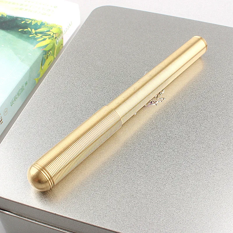Creative Sections Mini Metal Brass Fountain Pen Travel Pocket Size Ink Pen Iridium Fine Nib 0.5mm Writing Pen
Creative Sections Mini Metal Brass Fountain Pen Travel Pocket Size Ink Pen Iridium Fine Nib 0.5mm Writing Pen