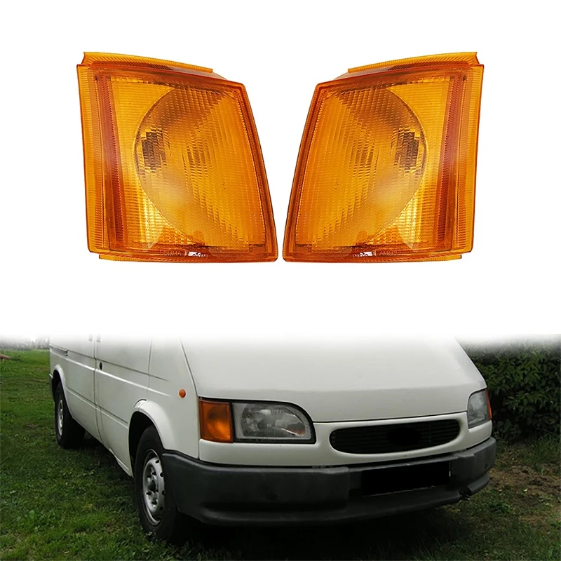 

Автомобиль передний левый правый угол светильник указатель поворота светильник лампа для Ford Transit MK4 MK5 1991-2000