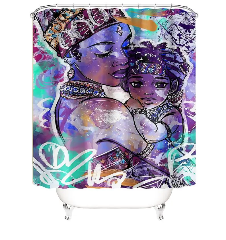 Mother And Daughter African Woman Shower Curtain
Mother And Daughter African Woman Shower Curtain