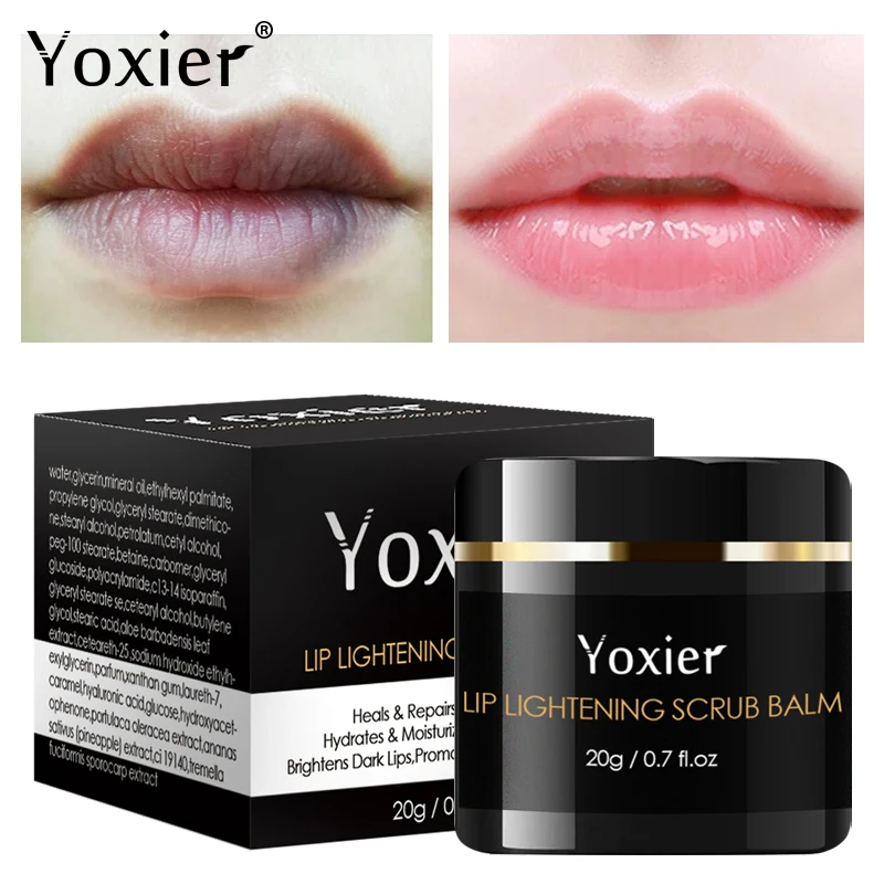 Lip Lightening Scrub Balm Brighten Dark Lips Repair Exfoliating Nourish Heal Dry Chapped Hydrating Pineapple Serum Lip Care 20g 
Lip Lightening Scrub Balm Brighten Dark Lips Repair Exfoliating Nourish Heal Dry Chapped Hydrating Pineapple Serum Lip Care 20g