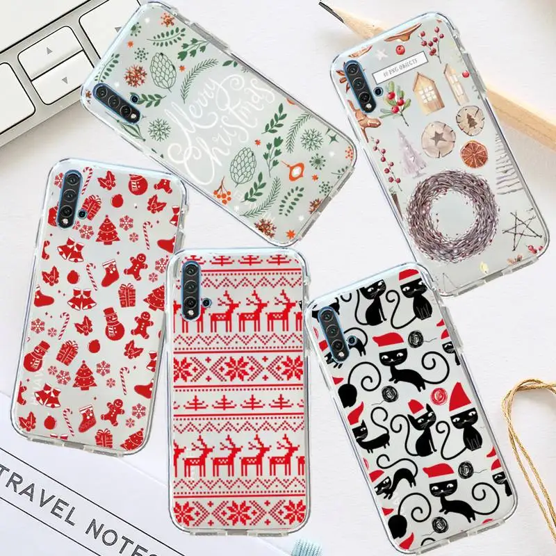 Merry Christmas gift light Phone Case Transparent for Huawei honor P mate 40 20 30 10 50 i 9 x mate pro lite 8a
Merry Christmas gift light Phone Case Transparent for Huawei honor P mate 40 20 30 10 50 i 9 x mate pro lite 8a