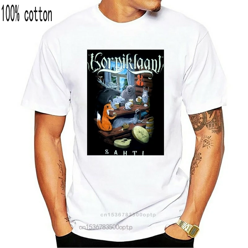 Новая мужская футболка Korpiklaani Sahti, черная забавная футболка, новинка, футболка для женщин
Новая мужская футболка Korpiklaani Sahti, черная забавная футболка, новинка, футболка для женщин