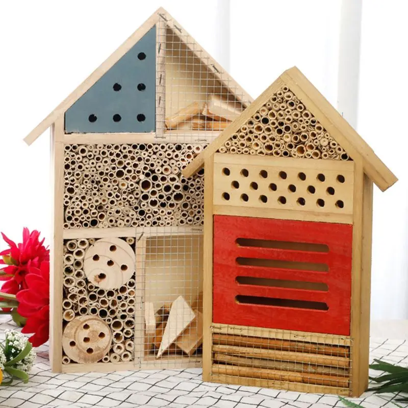 Wooden Insect House Hotel Bee Hive Habitat for Ladybugs Ladybirds lacewings Dropshipping
Wooden Insect House Hotel Bee Hive Habitat for Ladybugs Ladybirds lacewings Dropshipping
