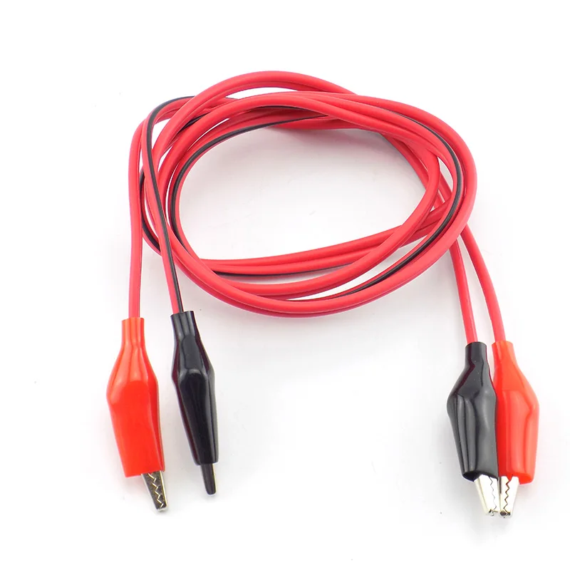 50pairs 1M electrical Alligator Clip cable Jumper Wire line DIY Test Leads Double-ended Crocodile cord Roach for multimeter
50pairs 1M electrical Alligator Clip cable Jumper Wire line DIY Test Leads Double-ended Crocodile cord Roach for multimeter