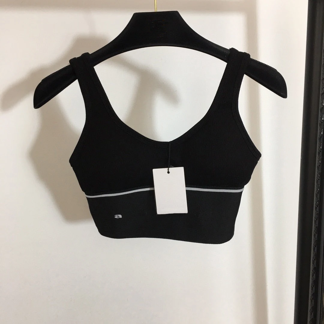 High Quality Luxury Summer Sexy Women Letter Knit Wide Waist Elastic Body Shaping Sports Yoga Tank Crop Tops
High Quality Luxury Summer Sexy Women Letter Knit Wide Waist Elastic Body Shaping Sports Yoga Tank Crop Tops