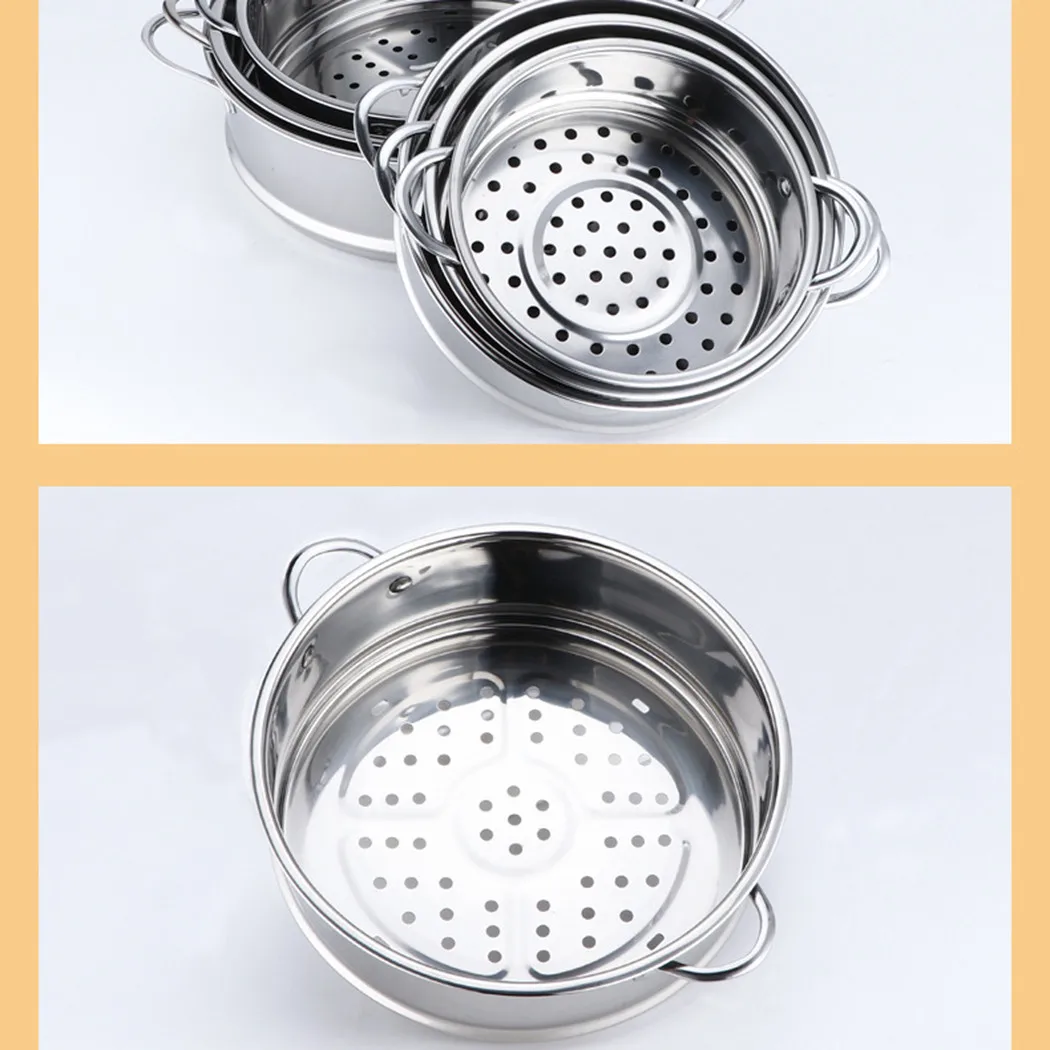 Stainless Steel Steamed Grid Pot Steamer Insert Basket Pasta Sieve Steam Grid Household Cooking Pot Kitchen Supplie Cookware
Stainless Steel Steamed Grid Pot Steamer Insert Basket Pasta Sieve Steam Grid Household Cooking Pot Kitchen Supplie Cookware