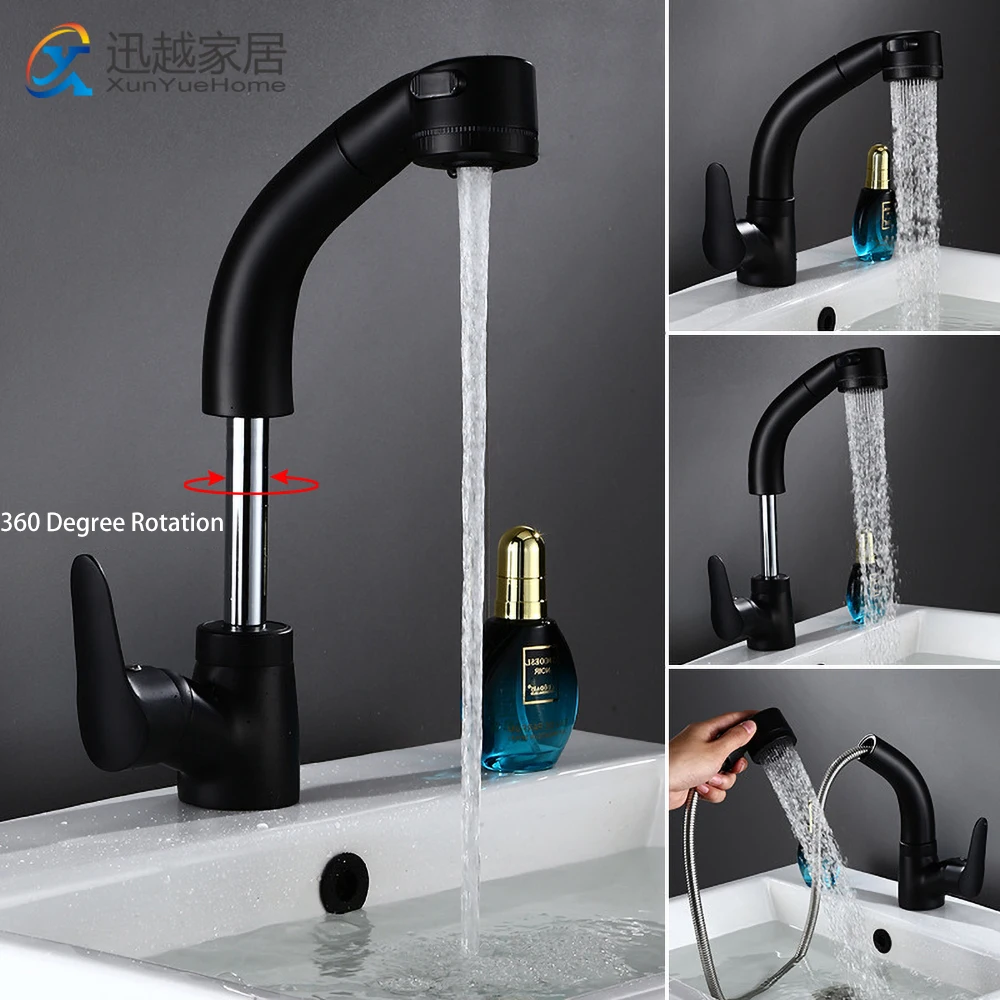 Lifting Black Pull Out Counter Basin Water Faucet Sink Hot Cold Single Hole Round Handle Partial Copper Retractable Rotatable
Lifting Black Pull Out Counter Basin Water Faucet Sink Hot Cold Single Hole Round Handle Partial Copper Retractable Rotatable