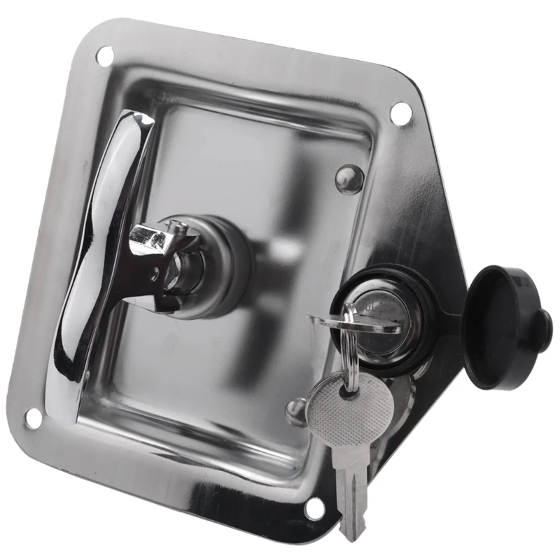 Складной автомобильный Т-образный замок из нержавеющей стали, ручка для прицепа, самолета, фургона, грузовика, инженерной техники, защелка, ... 
Складной автомобильный Т-образный замок из нержавеющей стали, ручка для прицепа, самолета, фургона, грузовика, инженерной техники, защелка, ...