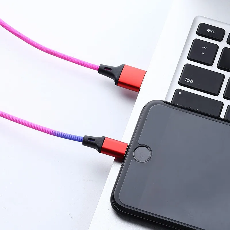 Кабель USB Type-C Micro для iPhone Samsung Xiaomi цветной 3 в 1 мобильный телефон | Мобильные