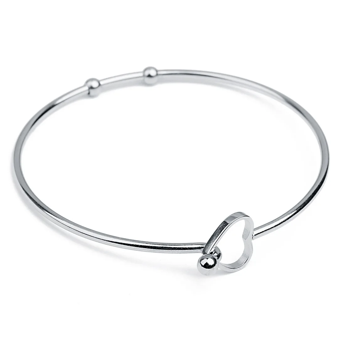 2pcs Heart Shape Stainless Steel Adjustable Cuff Bangle Bracelets Blanks Silver Tone Open Charm Wire Bangle Bracelet Base Settin
2pcs Heart Shape Stainless Steel Adjustable Cuff Bangle Bracelets Blanks Silver Tone Open Charm Wire Bangle Bracelet Base Settin