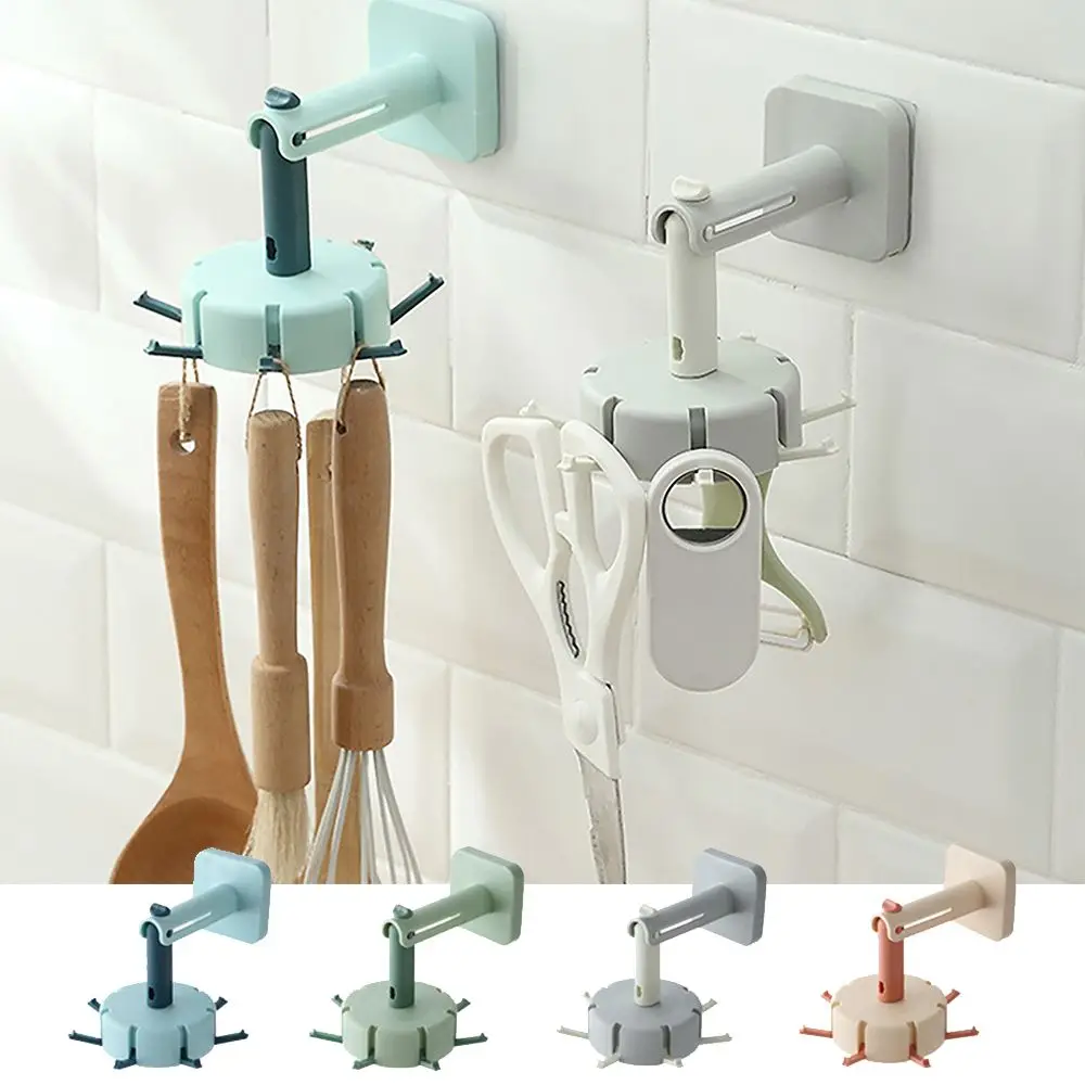 360° Rotating Storage Hook Self Adhesive Bath Hook Wall Mounted Rotating Coat Hanger Kitchen Gadgets Accessoies
360° Rotating Storage Hook Self Adhesive Bath Hook Wall Mounted Rotating Coat Hanger Kitchen Gadgets Accessoies