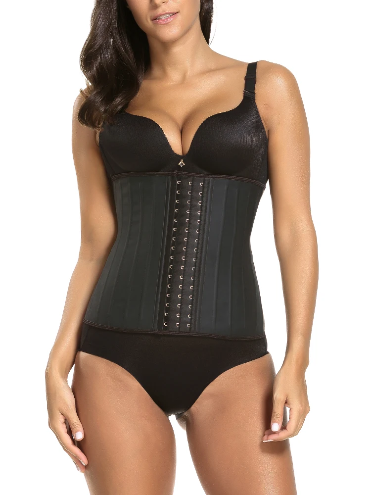 Women Corset Waist Trainer Latex Corset Waist Control Corset and Bustier Waist Trainer Latex 25 Steel Boning Body Shaper Custom
Women Corset Waist Trainer Latex Corset Waist Control Corset and Bustier Waist Trainer Latex 25 Steel Boning Body Shaper Custom
