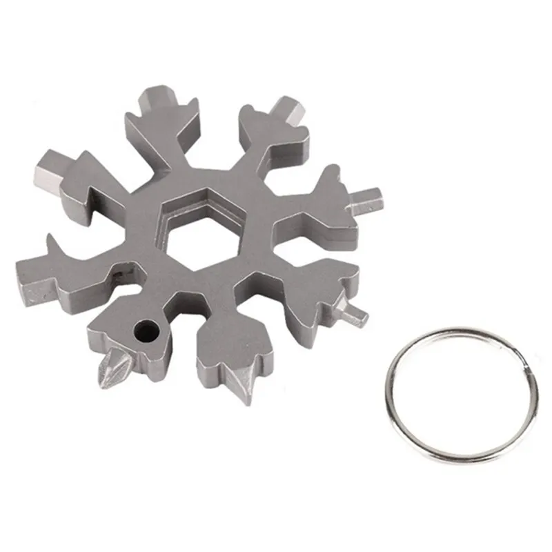 18-In-1 Multi-functional Snowflake Hand Tools Card Combination Compact Handy Screwdriver Craft Tool Portable Outdoor Products
18-In-1 Multi-functional Snowflake Hand Tools Card Combination Compact Handy Screwdriver Craft Tool Portable Outdoor Products
