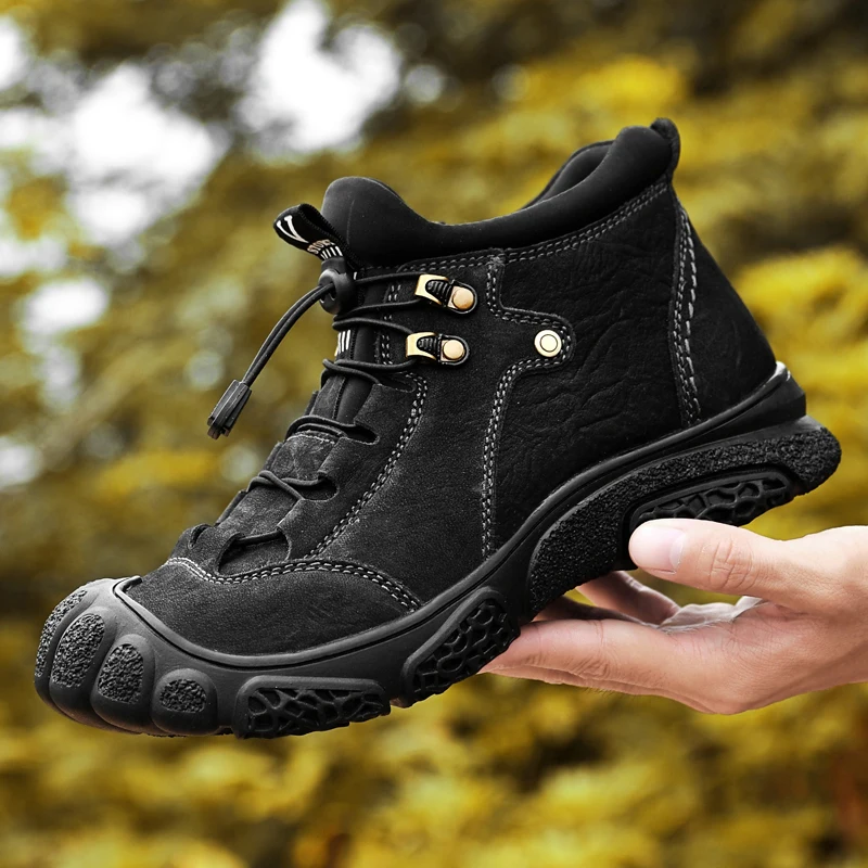Genuine Leather Mens Boots Luxury Outdoor Shoes Warm Winter Boots for Men Plush Snow Boots Casual Shoes Top Quality Hiking Shoes
Genuine Leather Mens Boots Luxury Outdoor Shoes Warm Winter Boots for Men Plush Snow Boots Casual Shoes Top Quality Hiking Shoes
