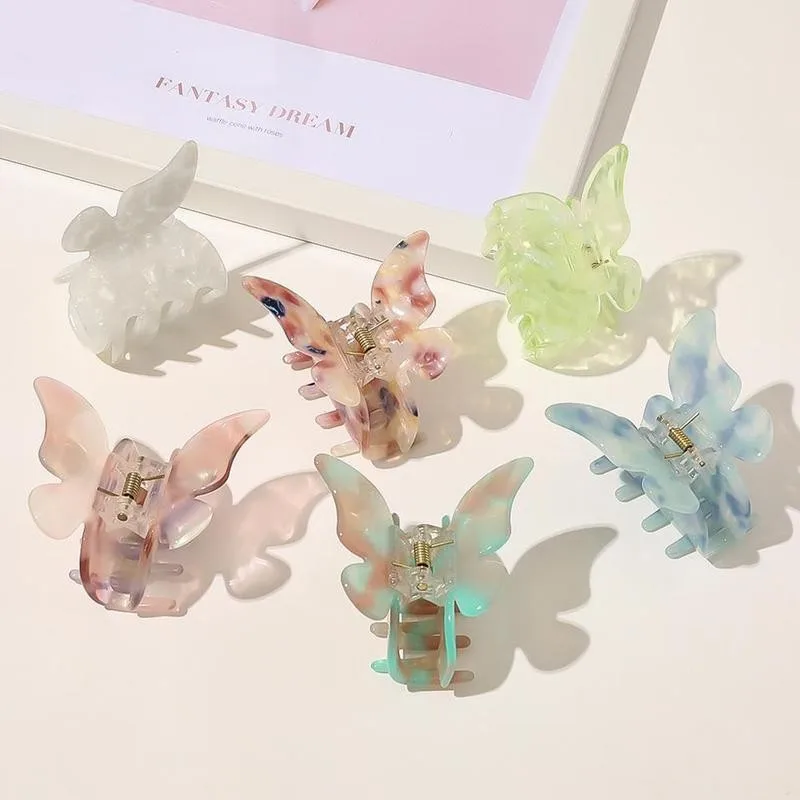 1Pcs Acrylic Butterfly Hair Claw Sweet Geometric Fairy Hair Clip Gradient Hairpin Claws Banana Clip Barrettes Hair Accessories 
1Pcs Acrylic Butterfly Hair Claw Sweet Geometric Fairy Hair Clip Gradient Hairpin Claws Banana Clip Barrettes Hair Accessories