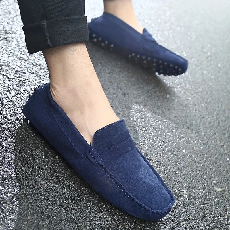 Men's casual shoes fashion men's shoes handmade suede leather men's loafers one pedal
Men's casual shoes fashion men's shoes handmade suede leather men's loafers one pedal
