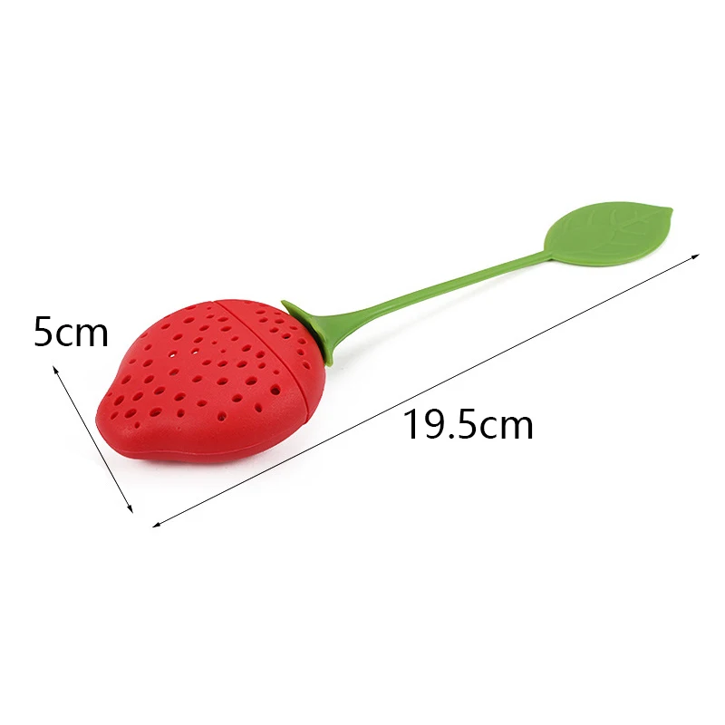 Silicone Strawberry Tea Strainer Tea Bags Brewing Device Herbal Spice Filter Kitchen Coffee Teapot Tools
Silicone Strawberry Tea Strainer Tea Bags Brewing Device Herbal Spice Filter Kitchen Coffee Teapot Tools